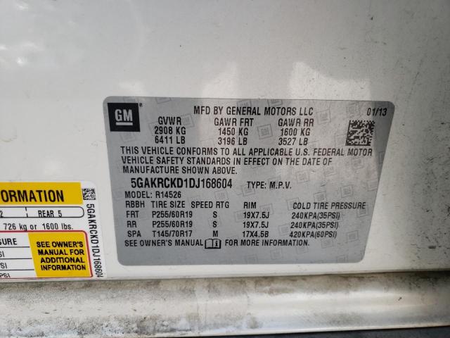 Photo 14 from auction – 2013 BUICK ENCLAVE with VIN 5GAKRCKD1DJ168604