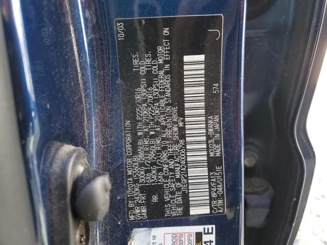 Photo 14 from auction – 2004 TOYOTA HIGHLANDER with VIN JTEGP21A240006798