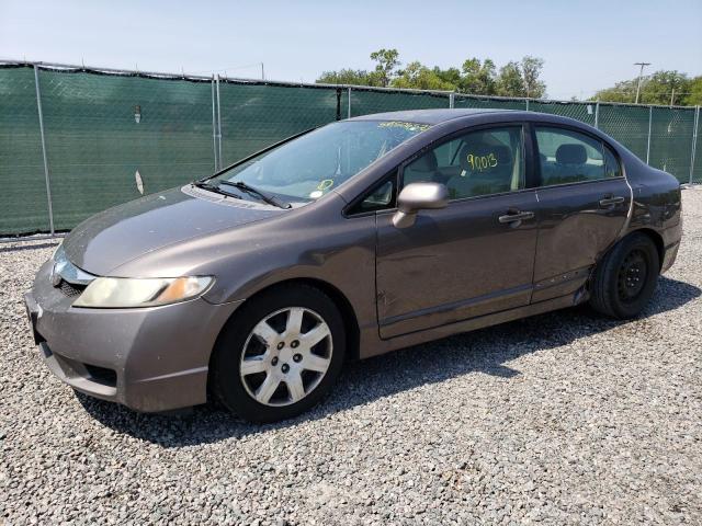 HONDA CIVIC LX 2010 with VIN 2HGFA1F55AH521956 - Photo from auction