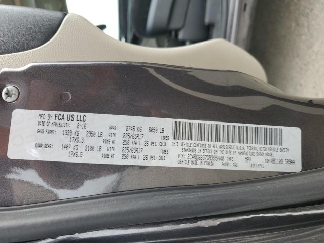 Photo 14 from auction – 2016 DODGE GRAND CARA with VIN 2C4RDGBG7GR395440