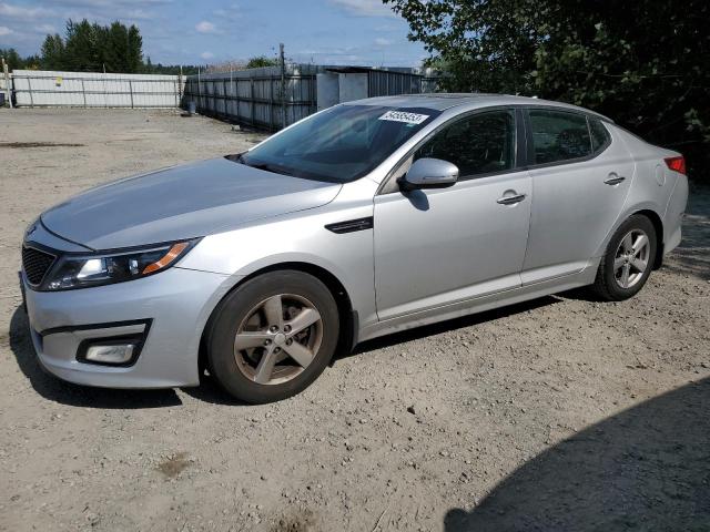 KIA OPTIMA LX 2015 with VIN 5XXGM4A76FG398151 - Photo from auction