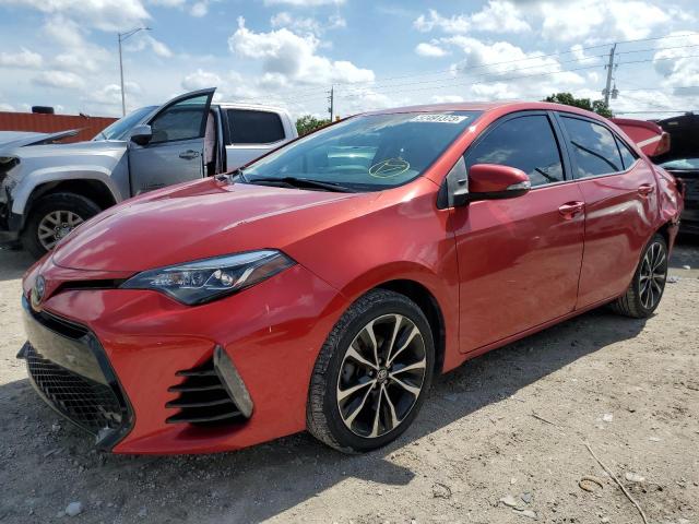 TOYOTA COROLLA L 2018 with VIN 5YFBURHE4JP830909 - Photo from auction