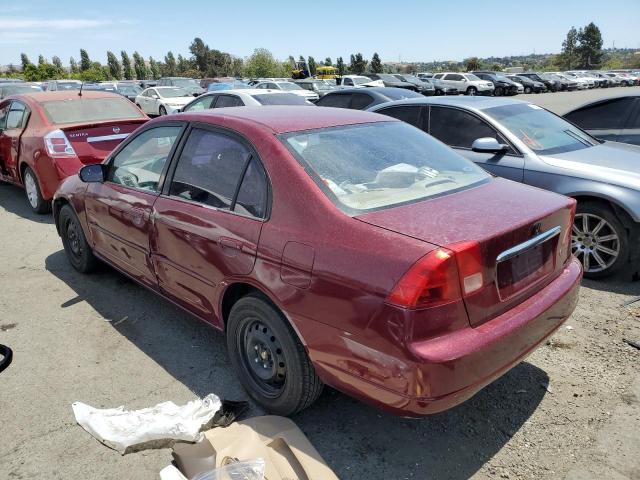 Photo 2 from auction – 2002 HONDA CIVIC LX with VIN 2HGES16562H502598
