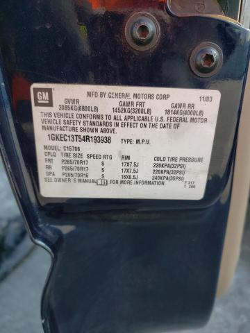 Photo 14 from auction – 2004 GMC YUKON with VIN 1GKEC13T54R193938