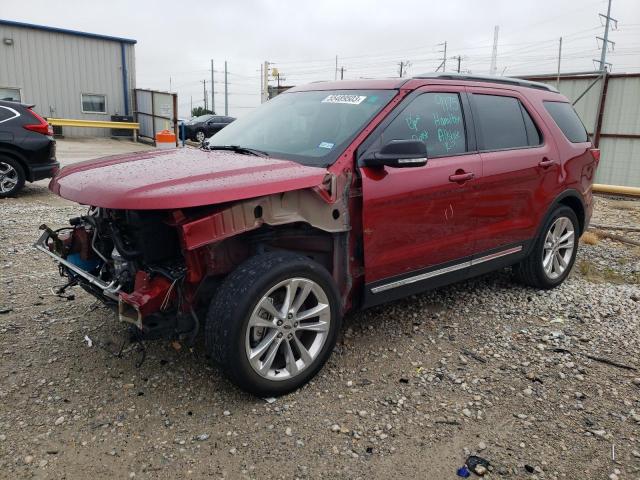 FORD EXPLORER X 2018 with VIN 1FM5K7D86JGA31217 - Photo from auction