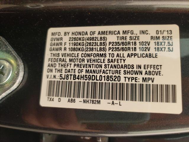 Photo 14 from auction – 2013 ACURA RDX TECHNO with VIN 5J8TB4H59DL018520