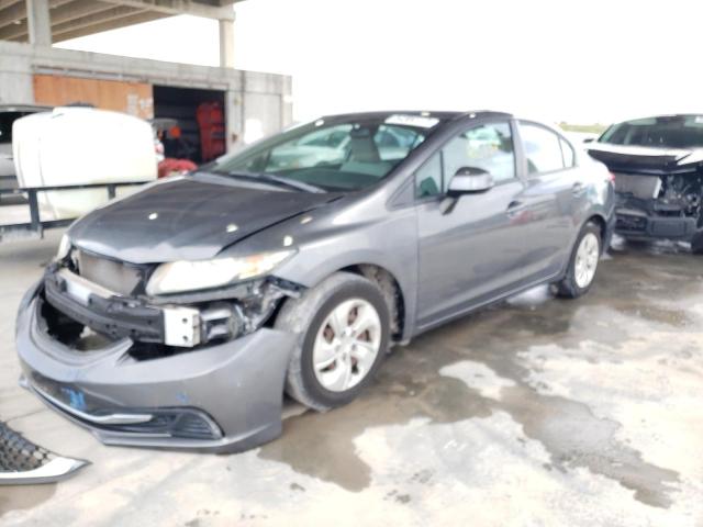 HONDA CIVIC LX 2013 with VIN 19XFB2F52DE089196 - Photo from auction