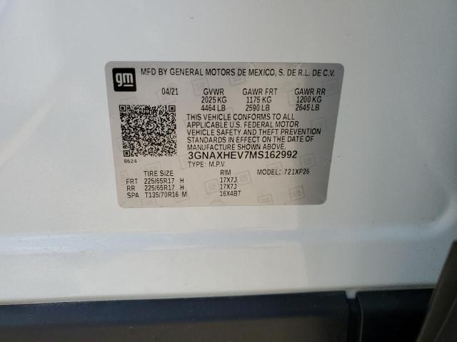 Photo 14 from auction – 2021 CHEVROLET EQUINOX LS with VIN 3GNAXHEV7MS162992