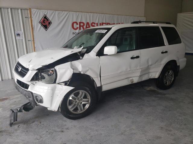 HONDA PILOT EXL 2005 with VIN 5FNYF18525B021190 - Photo from auction