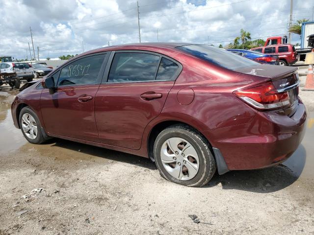 Photo 2 from auction – 2014 HONDA CIVIC LX with VIN 19XFB2F51EE065201