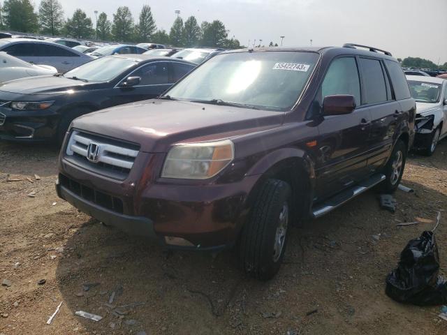 HONDA PILOT EXL 2007 with VIN 5FNYF28527B005306 - Photo from auction