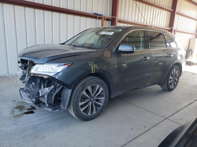 ACURA MDX TECHNO 2016 مع رقم تعريف المركبة 5FRYD4H45GB012175 - صورة من المزاد