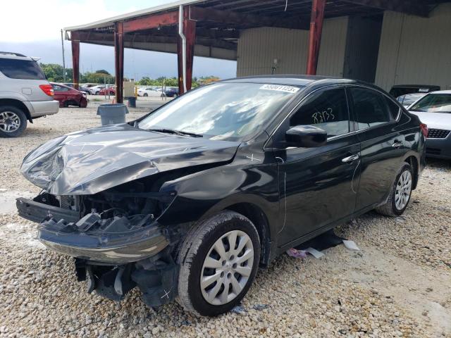 NISSAN SENTRA S 2017 with VIN 3N1AB7AP8HY331593 - Photo from auction
