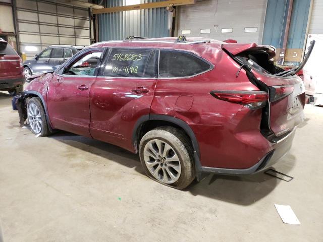 Photo 2 from auction – 2020 TOYOTA HIGHLANDER with VIN 5TDDZRBH6LS003551