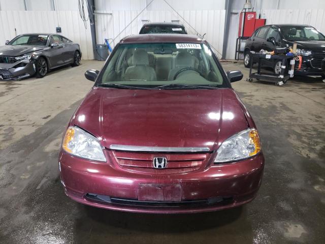 Photo 5 from auction – 2002 HONDA CIVIC LX with VIN 2HGES155X2H500113
