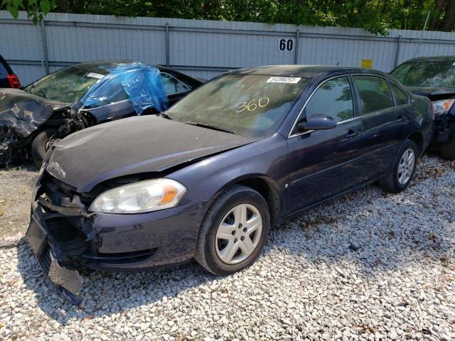 CHEVROLET IMPALA LS 2008 with VIN 2G1WB58N589161245 - Photo from auction