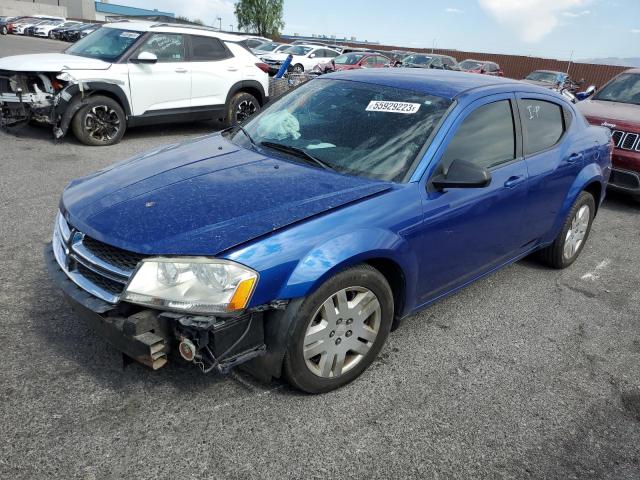 DODGE AVENGER SE 2014 with VIN 1C3CDZAB3EN126602 - Photo from auction