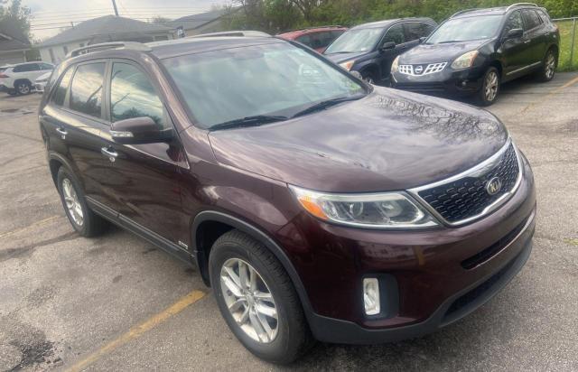 KIA SORENTO LX 2015 with VIN 5XYKTCA63FG612734 - Photo from auction