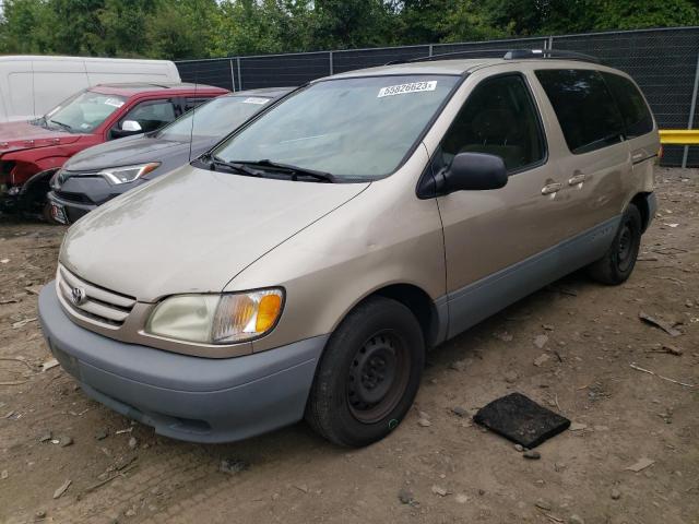 TOYOTA SIENNA CE 2003 with VIN 4T3ZF19C73U546738 - Photo from auction
