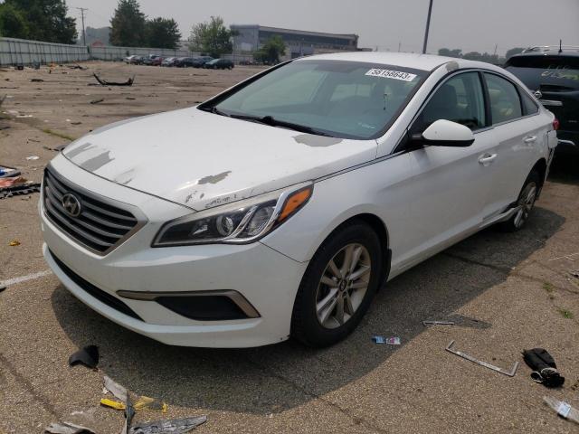 HYUNDAI SONATA SE 2017 with VIN 5NPE24AF5HH444645 - Photo from auction