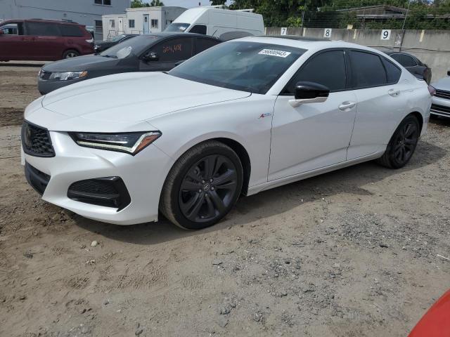 ACURA TLX TECH A 2021 with VIN 19UUB5F59MA015660 - Photo from auction