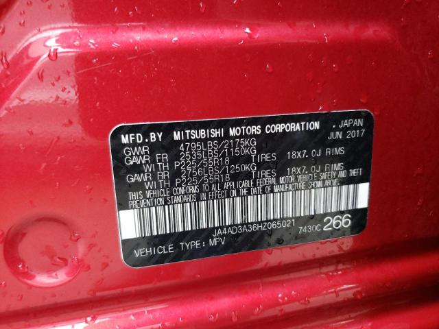 Photo 14 from auction – 2017 MITSUBISHI OUTLANDER with VIN JA4AD3A36HZ065021