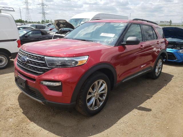 FORD EXPLORER X 2020 with VIN 1FMSK8DH8LGC76600 - Photo from auction