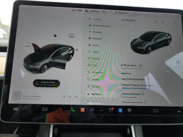 Photo 9 from auction – 2018 TESLA MODEL 3 with VIN 5YJ3E1EA1JF010786