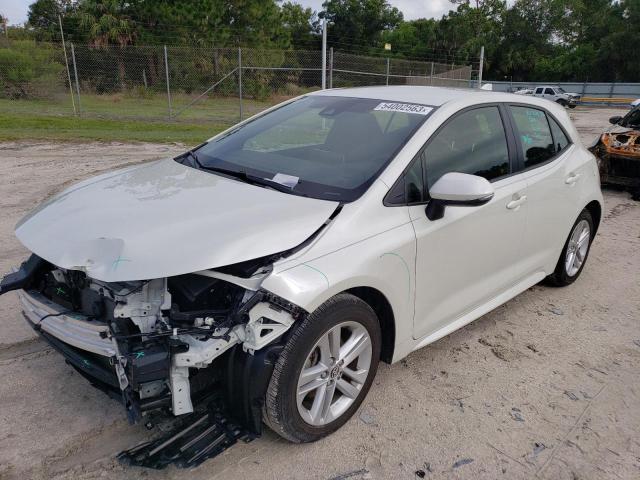 TOYOTA COROLLA SE 2019 with VIN JTNK4RBE4K3022803 - Photo from auction