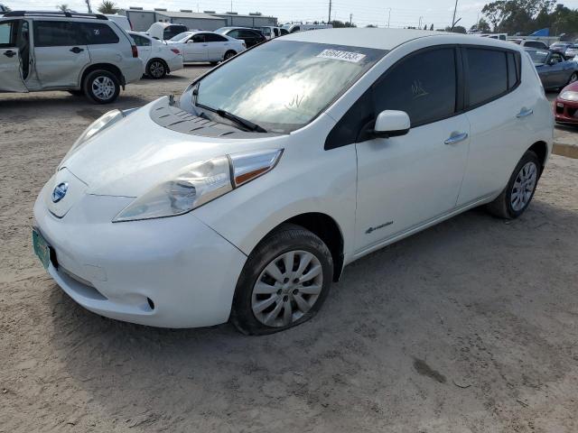 NISSAN LEAF S 2015 with VIN 1N4AZ0CP0FC332830 - Photo from auction