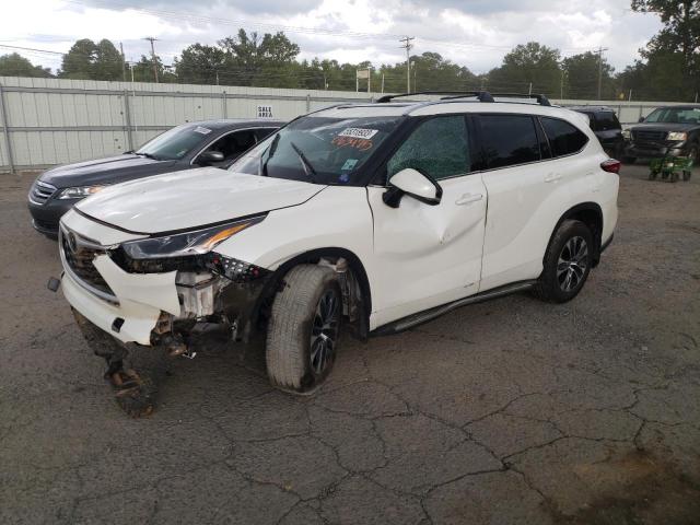 TOYOTA HIGHLANDER 2021 with VIN 5TDGZRAH8MS063475 - Photo from auction
