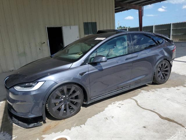 TESLA MODEL X 2022 with VIN 7SAXCBE63NF331844 - Photo from auction