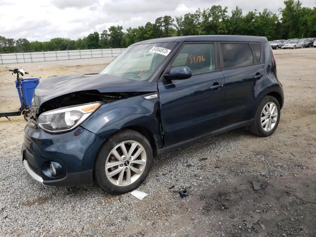 KIA SOUL + 2017 with VIN KNDJP3A59H7452415 - Photo from auction