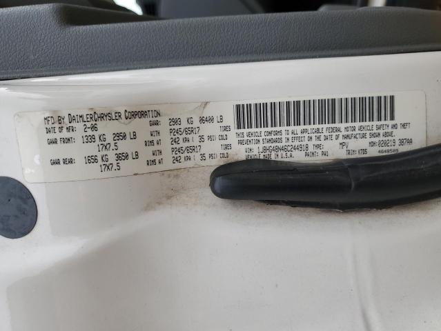 Photo 14 from auction – 2006 JEEP COMMANDER with VIN 1J8HG48N46C244918
