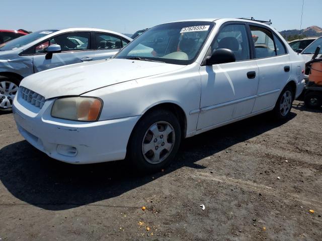 HYUNDAI ACCENT GL 2002 with VIN KMHCG45C22U340549 - Photo from auction
