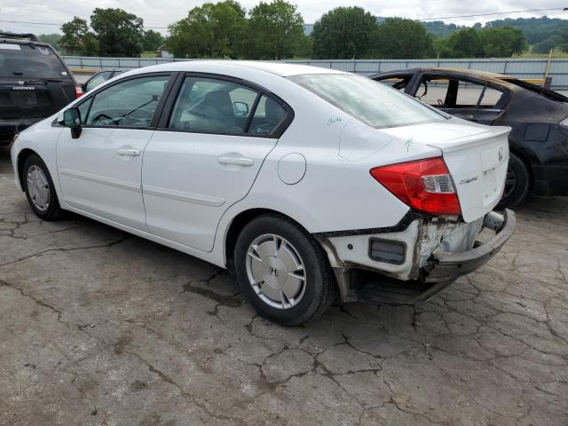 Photo 2 from auction – 2012 HONDA CIVIC HF with VIN 2HGFB2F64CH550315