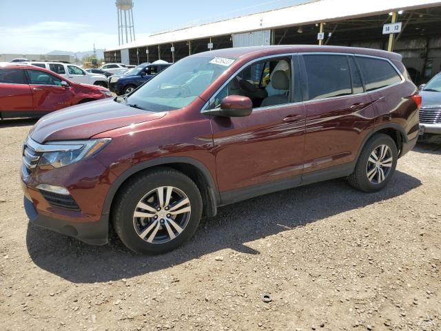 HONDA PILOT EX 2018 with VIN 5FNYF5H37JB030645 - Photo from auction