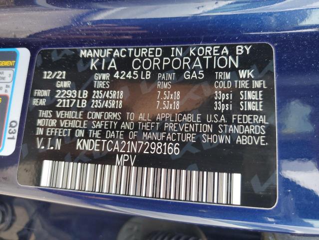 Photo 14 from auction – 2022 KIA SELTOS SX with VIN KNDETCA21N7298166