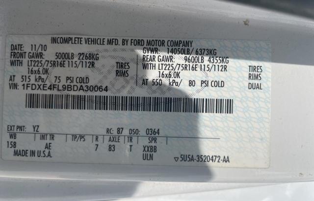Photo 10 from auction – 2011 FORD ECONOLINE with VIN 1FDXE4FL9BDA30064