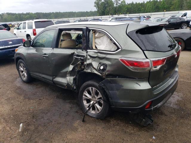 Photo 2 from auction – 2015 TOYOTA HIGHLANDER with VIN 5TDKKRFH6FS040948