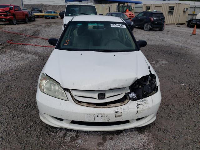 Photo 5 from auction – 2005 HONDA CIVIC LX with VIN 2HGES16565H615259
