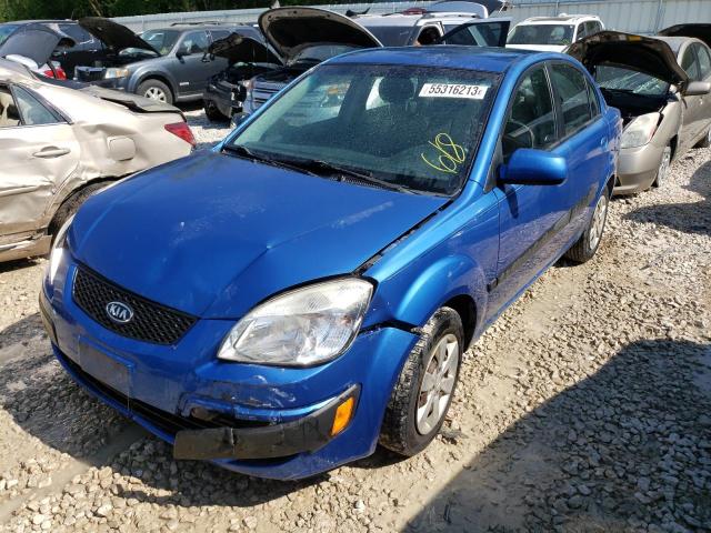 KIA RIO BASE 2009 with VIN KNADE223096440751 - Photo from auction