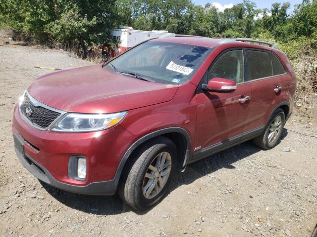 KIA SORENTO LX 2014 with VIN 5XYKTCA63EG545244 - Photo from auction