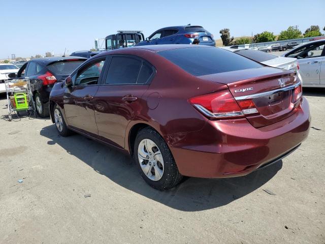 Photo 2 from auction – 2014 HONDA CIVIC LX with VIN 19XFB2F58EE237451