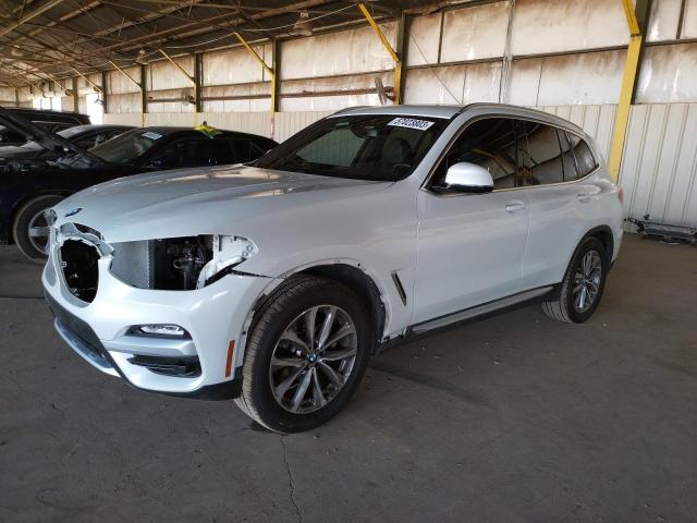 BMW X3 XDRIVE3 2019 with VIN 5UXTR9C53KLE11989 - Photo from auction
