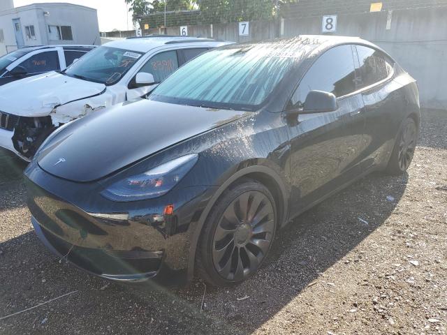 TESLA MODEL Y 2022 with VIN 7SAYGDEFXNF534783 - Photo from auction