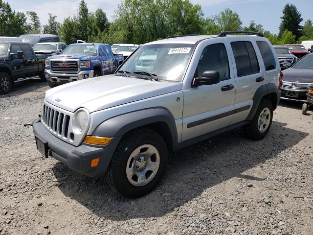 JEEP LIBERTY SP 2007 with VIN 1J4GL48K87W670805 - Photo from auction