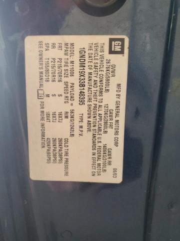 Photo 14 from auction – 2003 CHEVROLET ASTRO with VIN 1GNDM19X33B148395