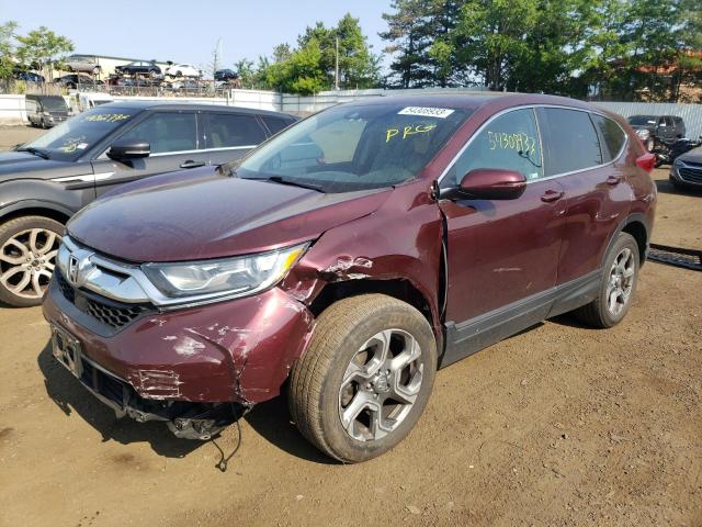 HONDA CR-V EX 2019 with VIN 2HKRW2H52KH624924 - Photo from auction