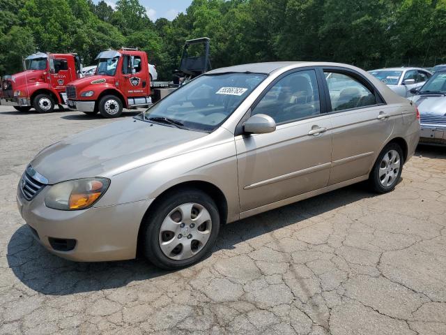 KIA SPECTRA EX 2009 with VIN KNAFE221X95597801 - Photo from auction